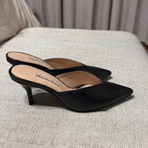 Charles David Elegant Black Leather Heels
